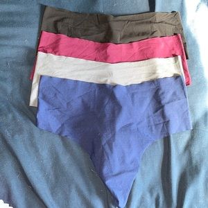 High Waist Seamless Thongs